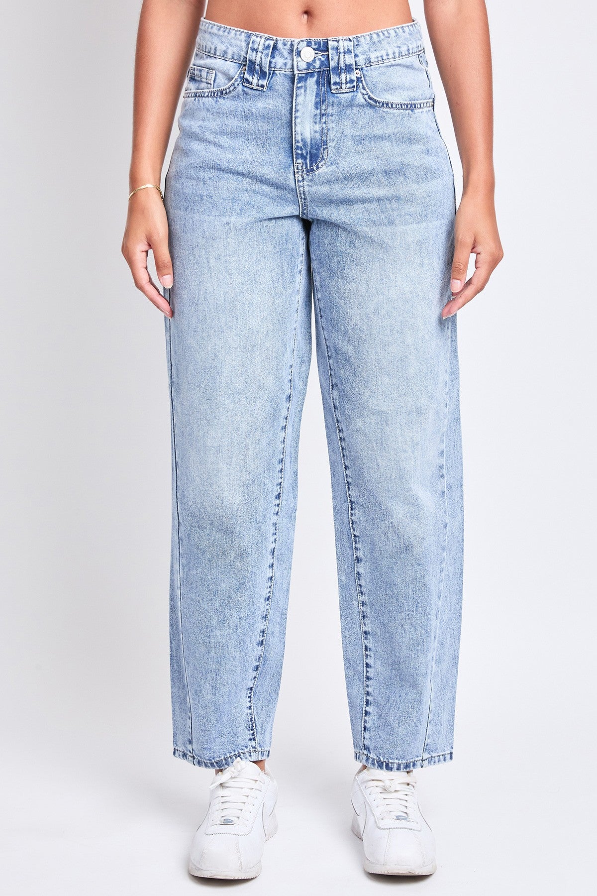 YMI Mid Rise Relax Rigid Barrel Jean