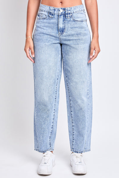 YMI Mid Rise Relax Rigid Barrel Jean