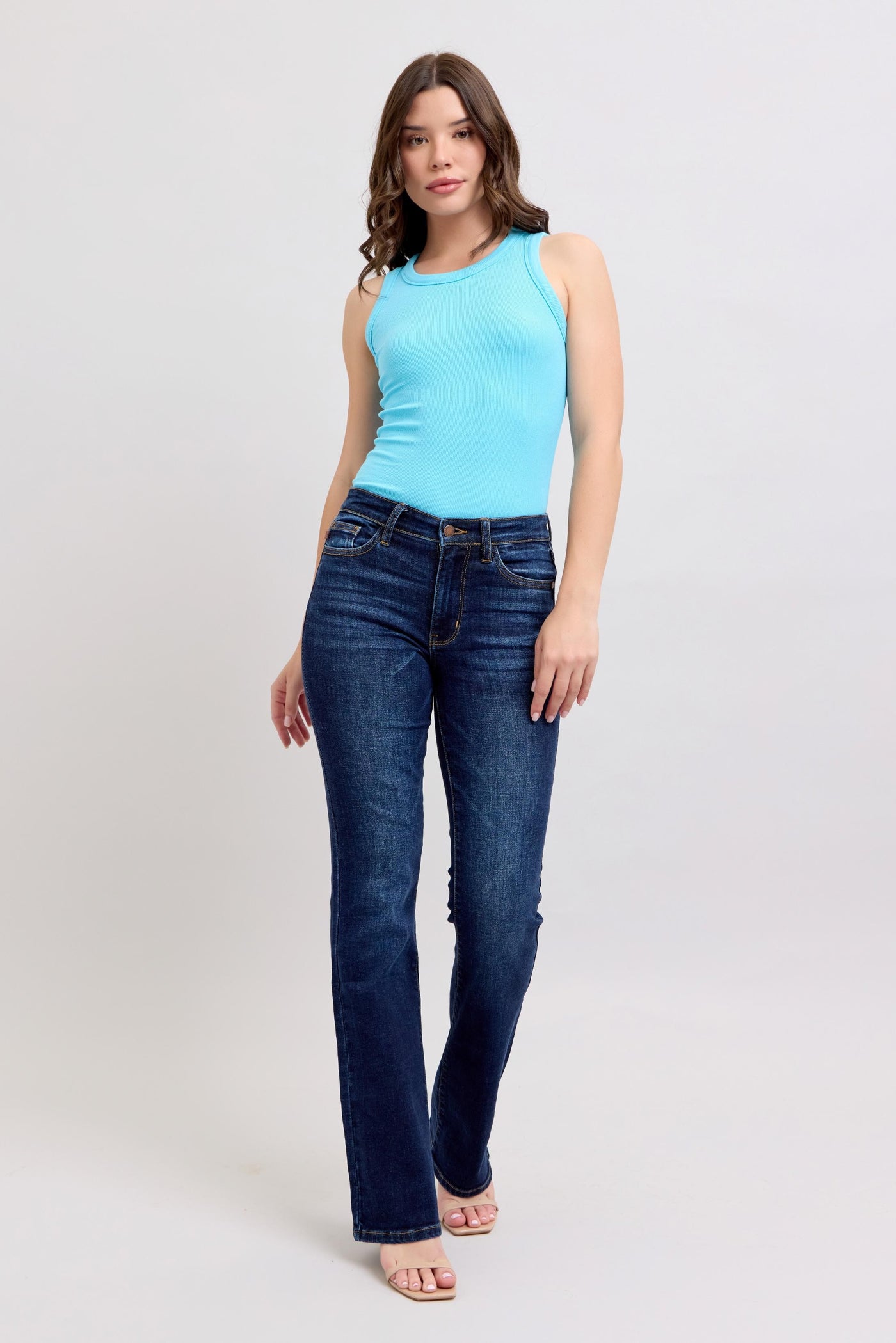 Judy Blue Mid Rise Bootcut Jeans
