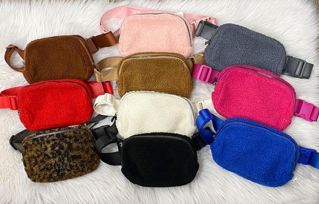 Plush Belt Bags