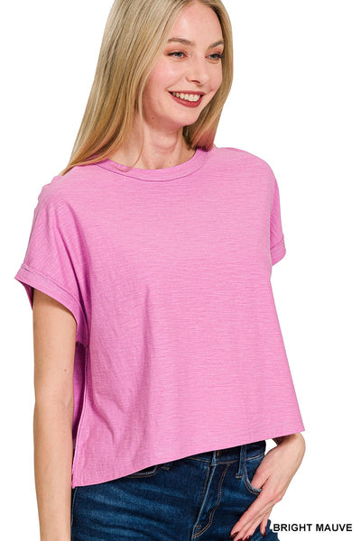 Cotton Slub Short Sleeve Tee