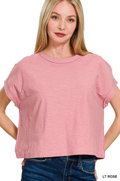 Cotton Slub Short Sleeve Tee