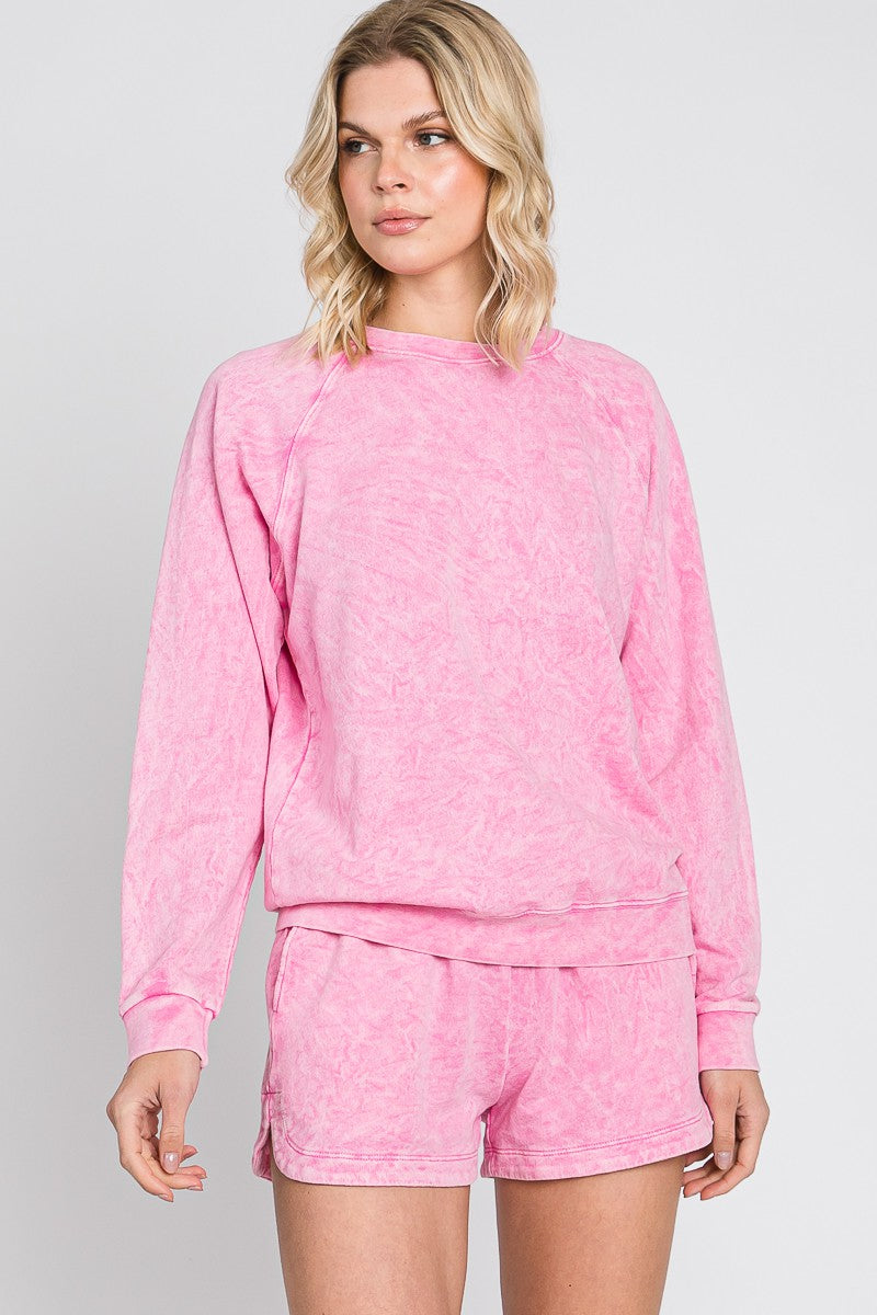 Mineral Wash Cotton Sweater