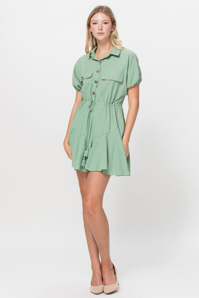 Collared Shirt Dress
