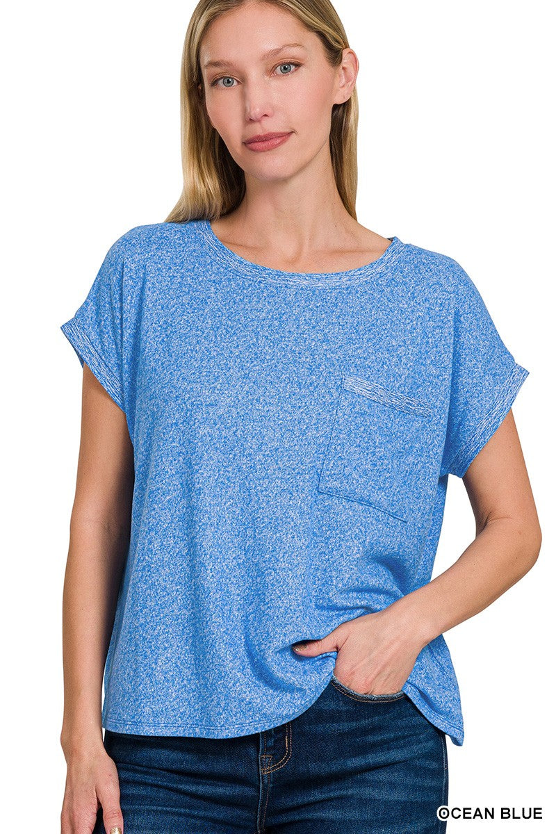 Melange Hacci Pocket Tee