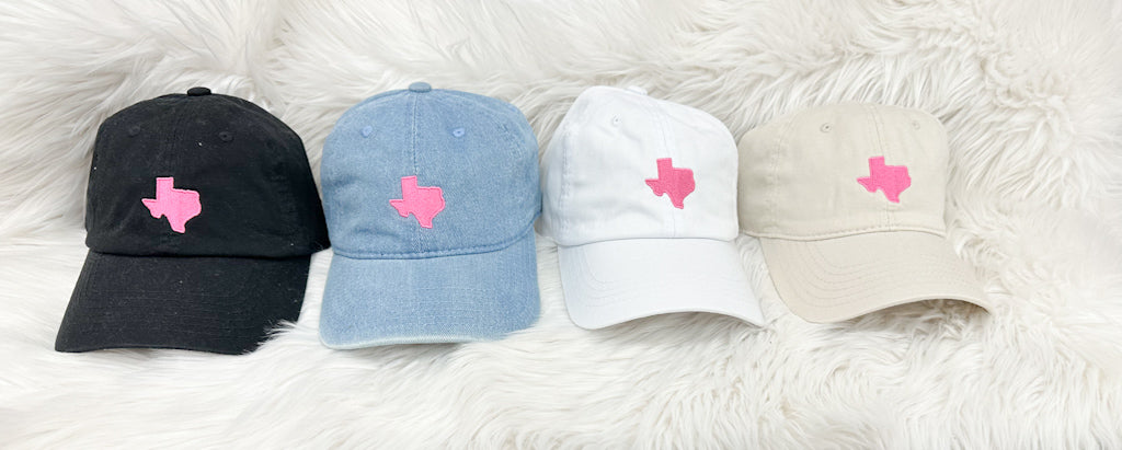 Texas State Embroidered Hat