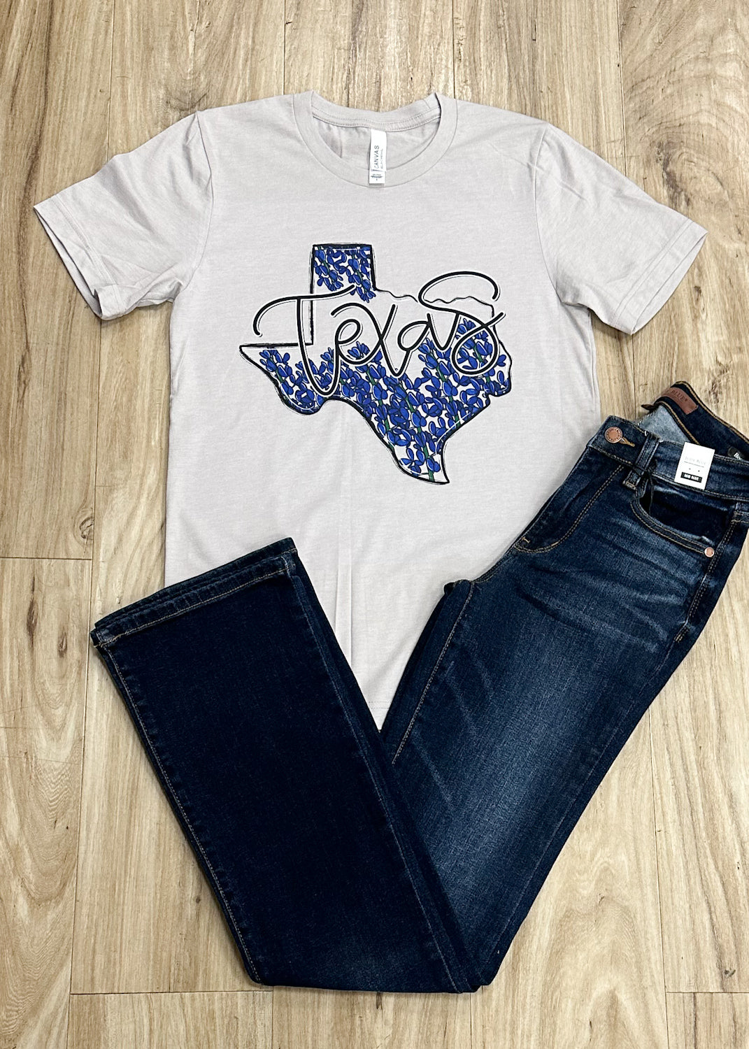 Texas Bluebonnet Graphic Tee Shirt