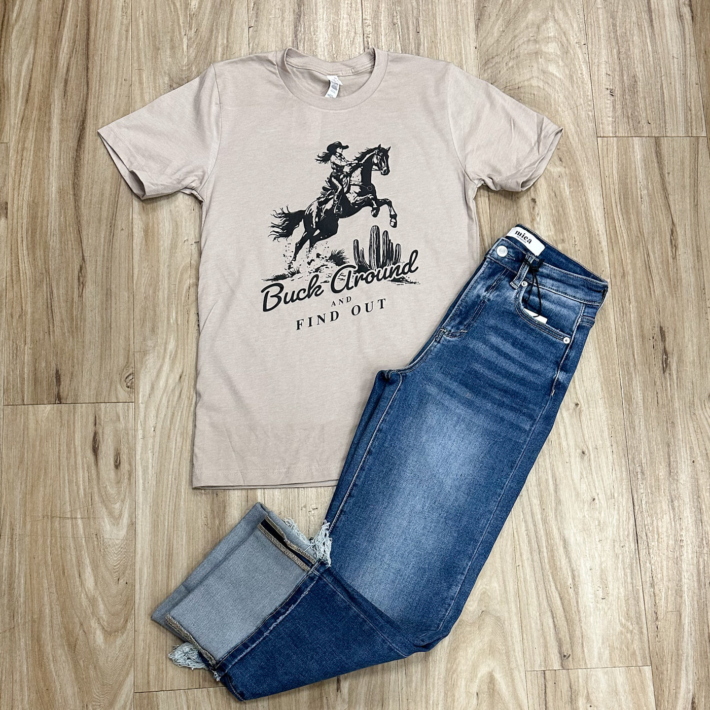 Buck Around Graphic Tee Shirt