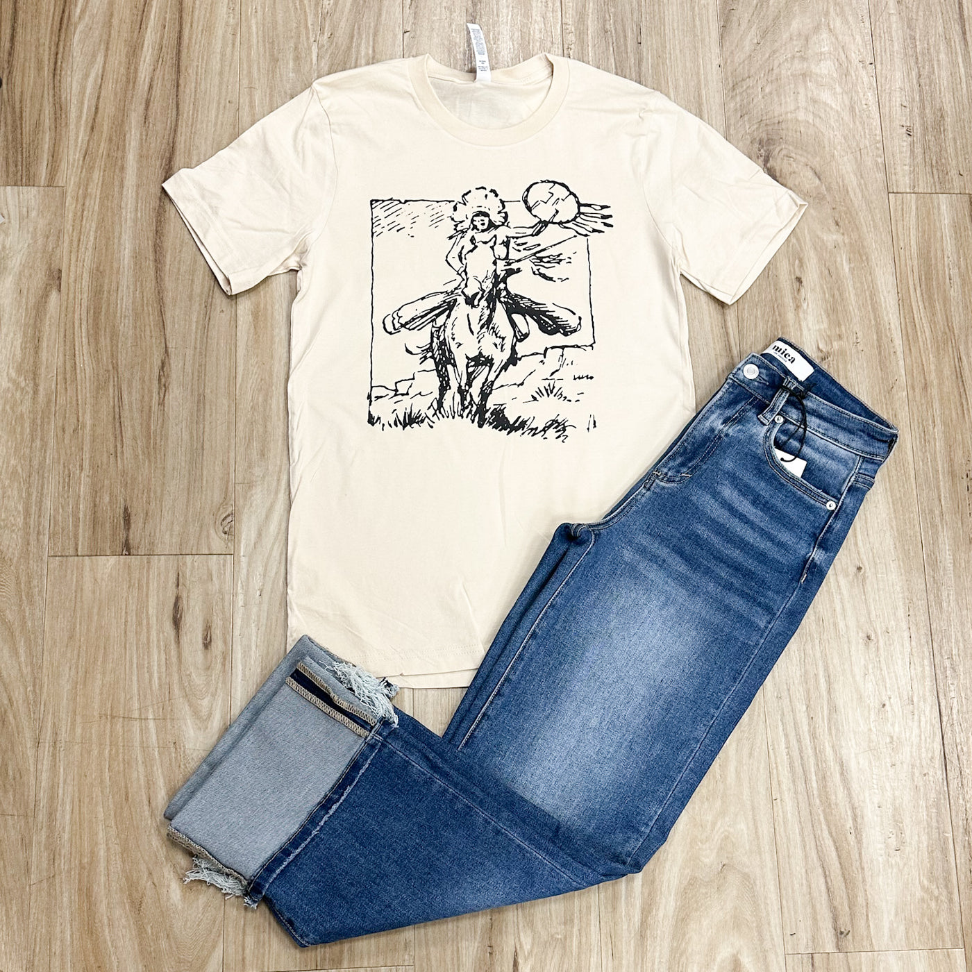 Native Chief Graphic Tee Shirt