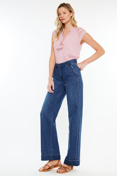 KanCan High Rise Wide Leg Jeans