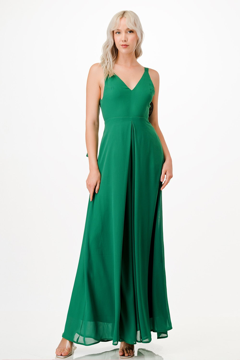 Wide Leg Jumpsuit with Pockets