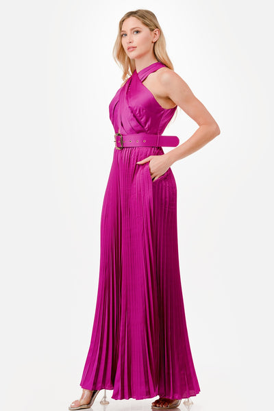 Satin Wide Leg Jumpsuit