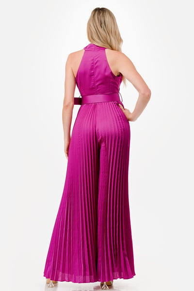 Satin Wide Leg Jumpsuit