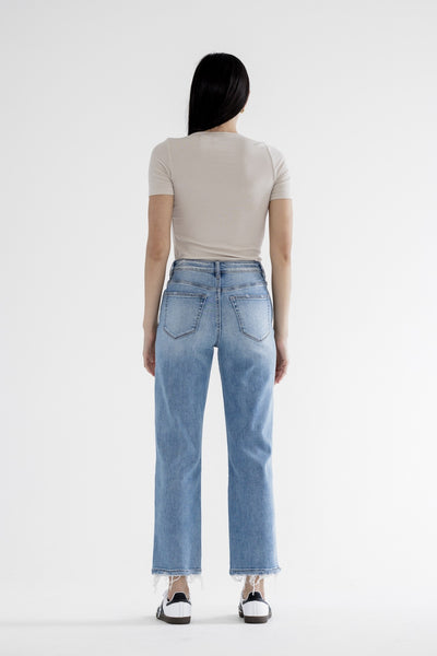 Mica High Rise Straight Leg Jeans