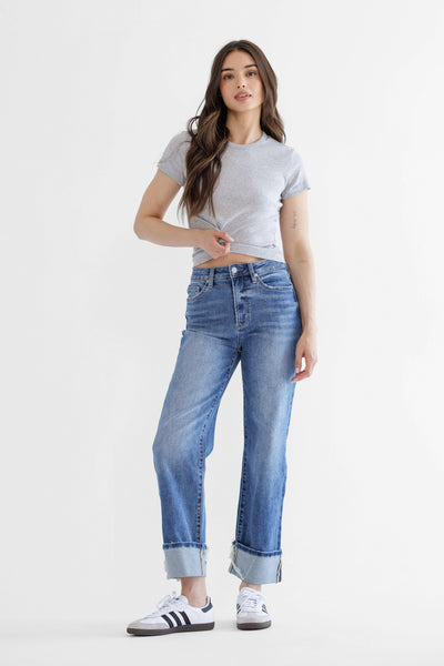 Mica High Rise Straight Leg Jeans