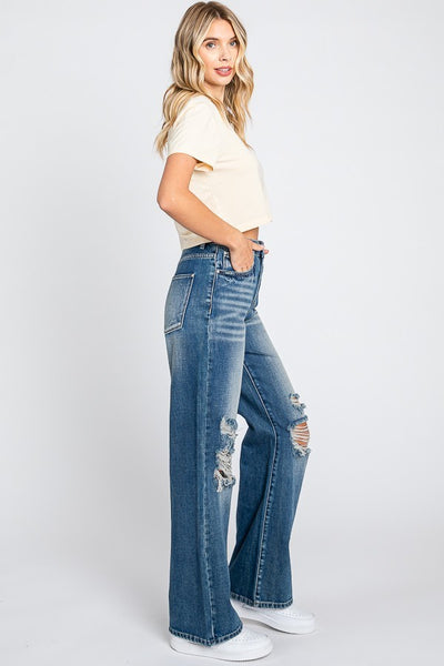 Petra High Rise Rigid Vintage Flare Jeans