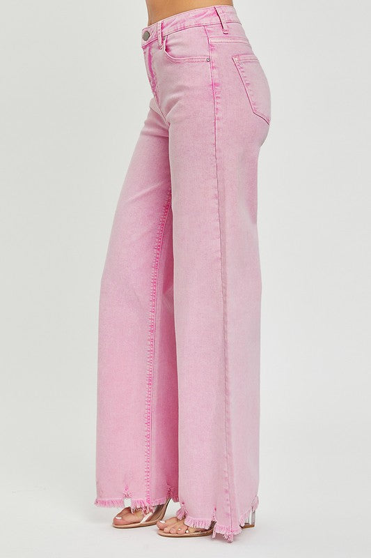 Risen Wide Leg Pants