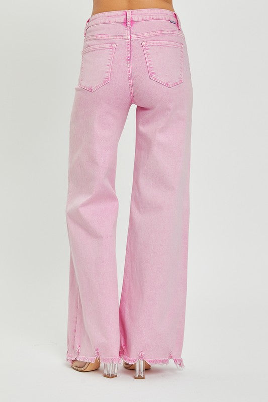 Risen Wide Leg Pants