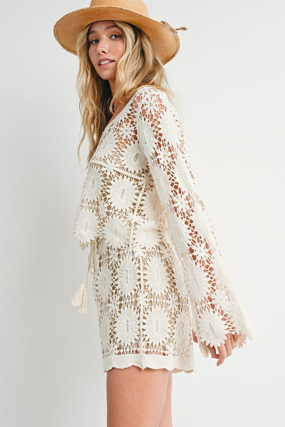Crochet Floral Top