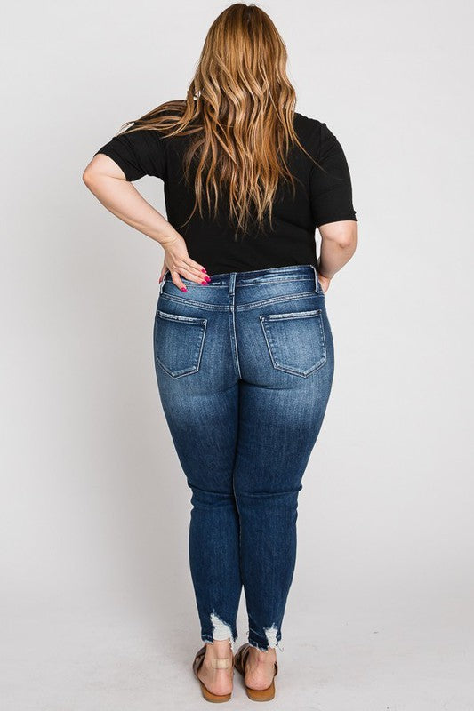 Petra High Rise Plus Size Skinny Jeans