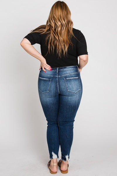 Petra High Rise Plus Size Skinny Jeans