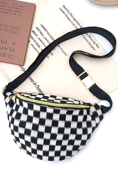 Checkered Crossbody Bag