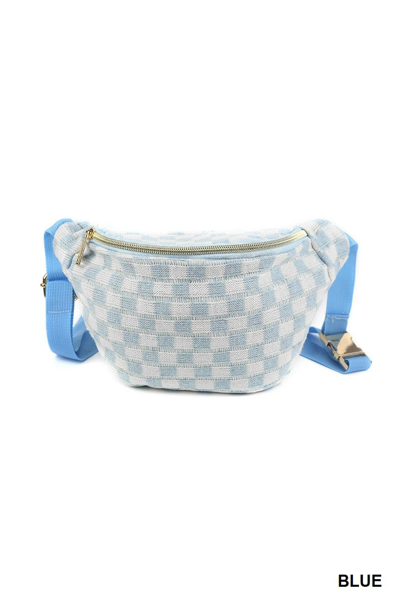 Checkered Crossbody Bag