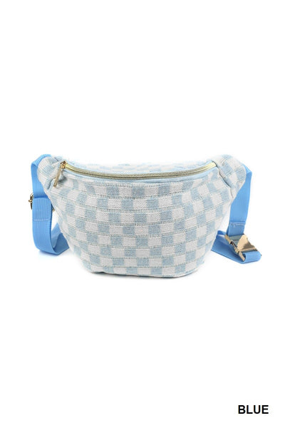Checkered Crossbody Bag