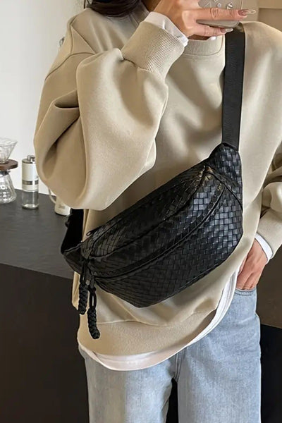 Woven Cross Body Bag
