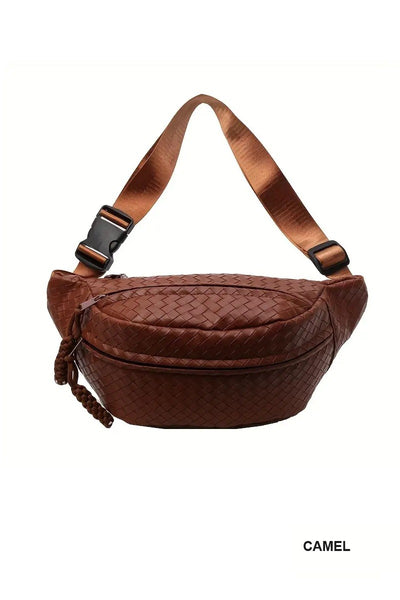 Woven Cross Body Bag