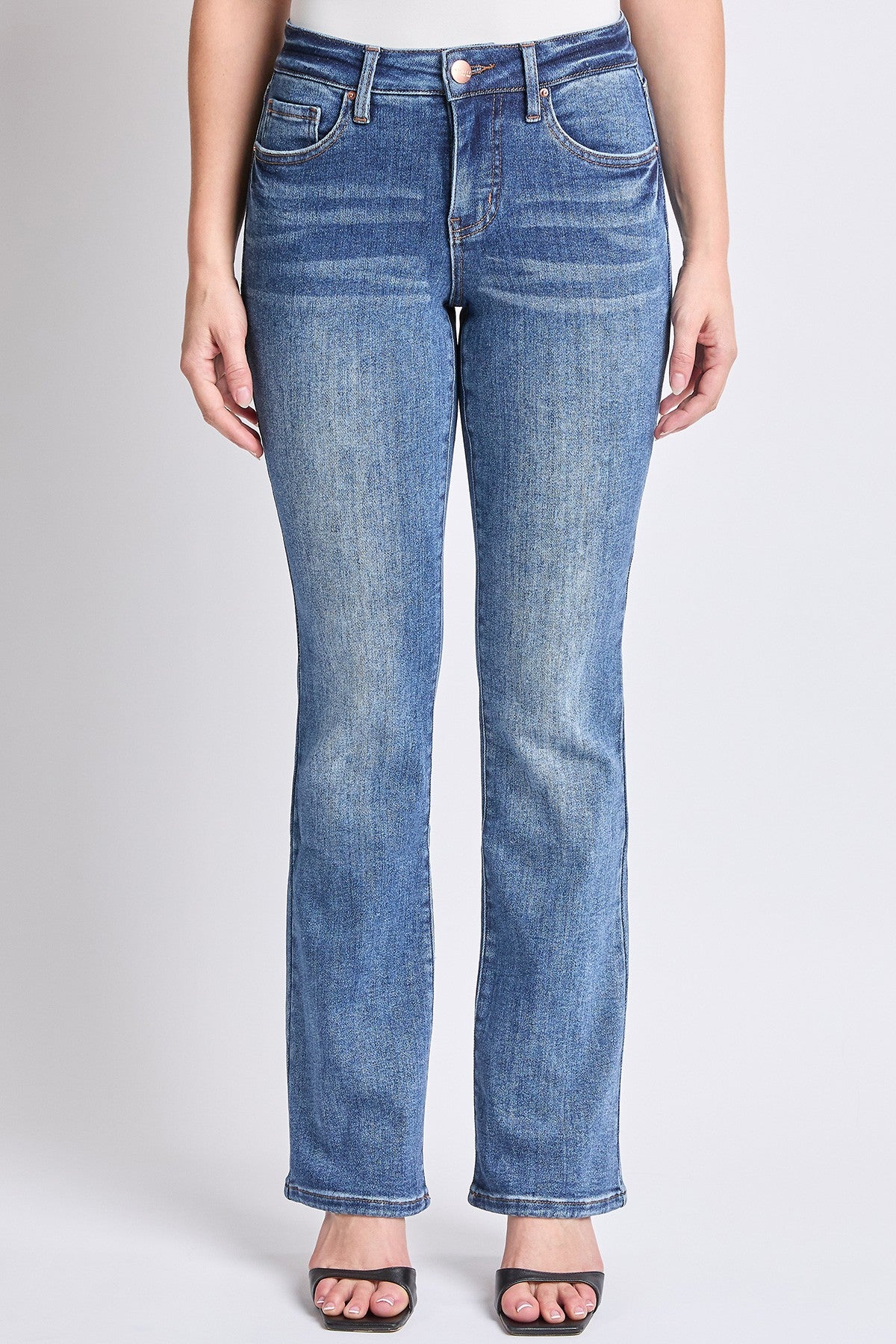 YMI Mid Rise Stretch Bootcut Jeans