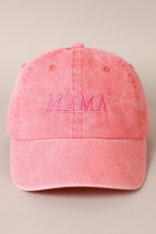 Mama Monochrome Embroidered Hat