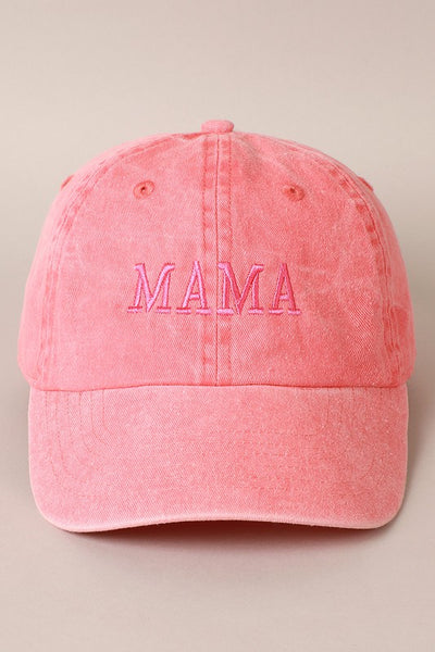 Mama Monochrome Embroidered Hat